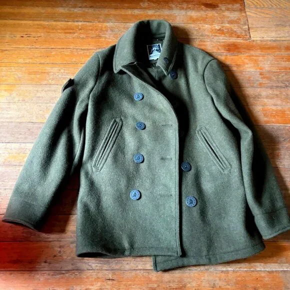 &Sons Boardwalk Peacoat Army Green, Men's Size XXL - Picture 2 of 9